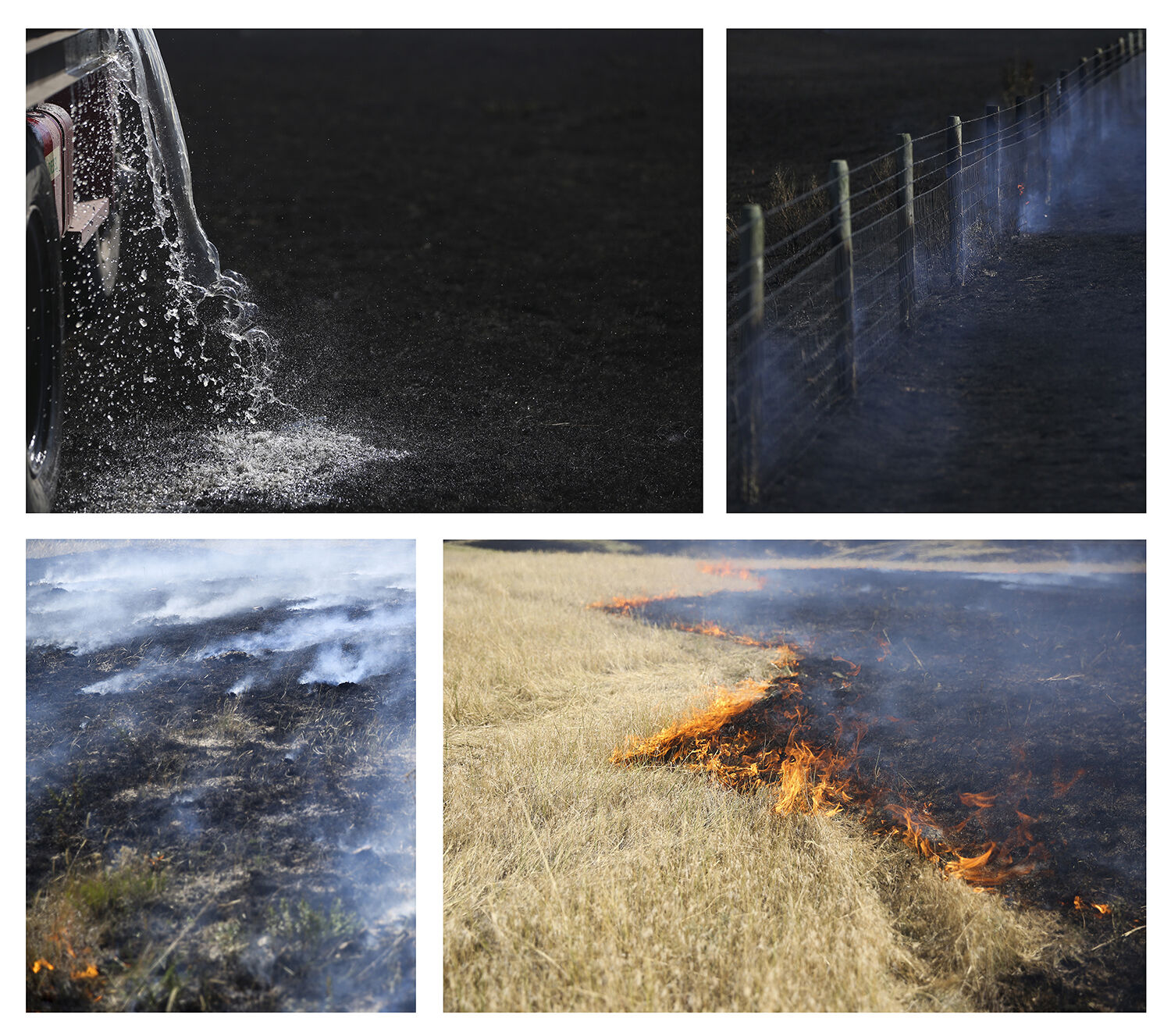Details from the I-25 fire